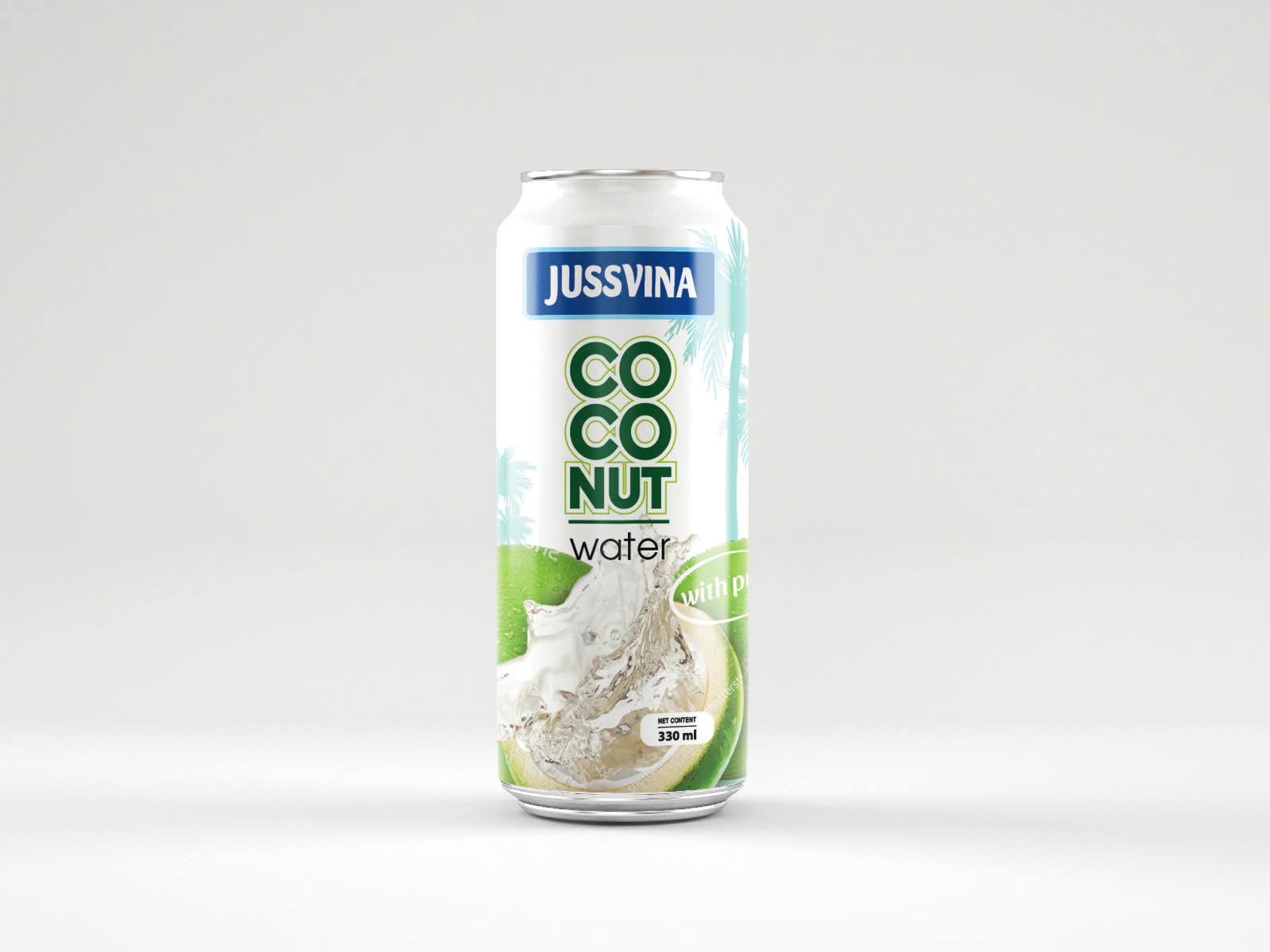 330ml young coconut water with pulp