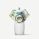 290ML glass bottle COCONUT MILK with Nata de coco drink